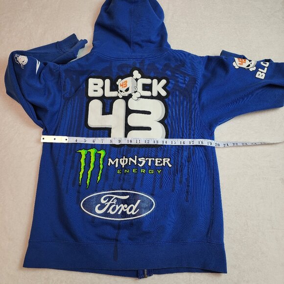 Rare Vintage DC Monster Energy Ken Block Hoodie Mens Small - Picture 7 of 8